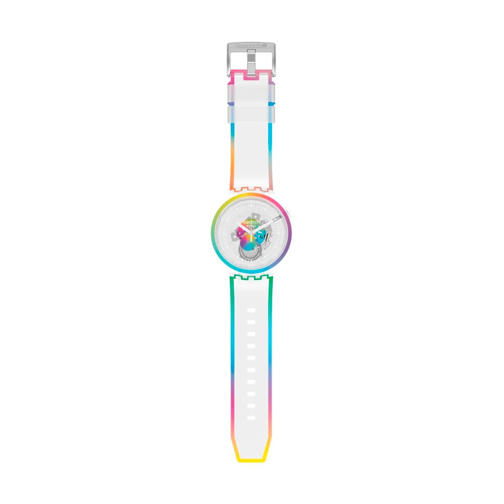 Reloj Swatch SO27E107 Big Bold LET'S PARADE 46mm Swiss - Dando la Hora