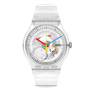 Reloj Swatch SO29K100 CLEARLY GENT (Jellyfish) 41mm Swiss Made
