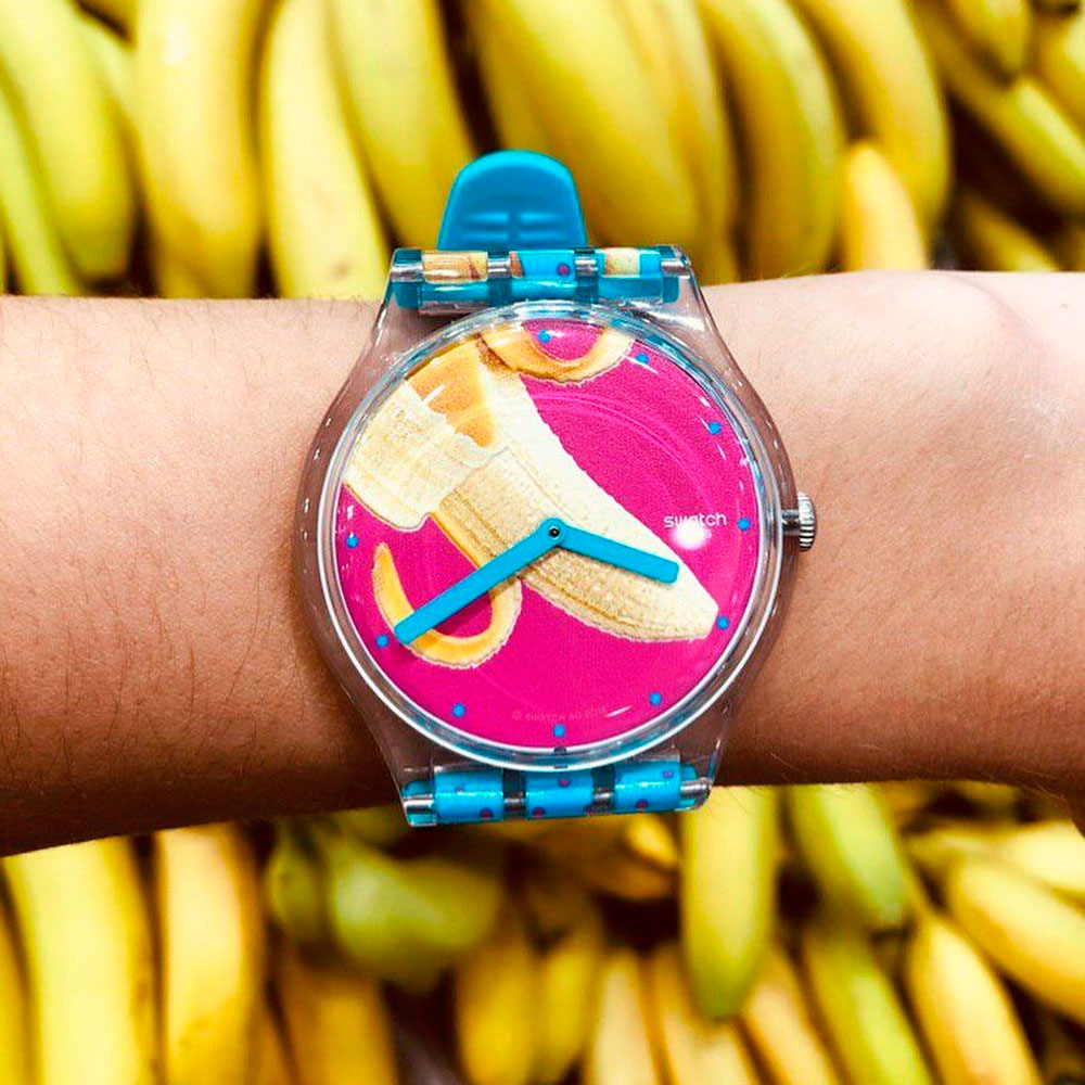 Reloj Swatch SUOK140 Banana Slip 41mm Swiss Made -  Dando la Hora