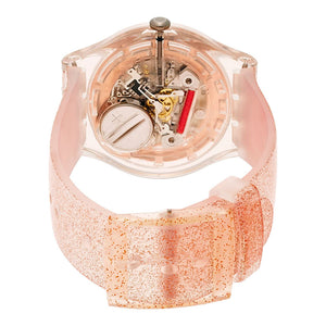 Reloj Swatch SUOK703 Pink Glistar 41mm Swiss Made -  Dando la Hora