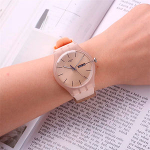 Reloj Swatch SUOT700 Rose Rebel 41mm Swiss Made -  Dando la Hora