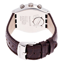 Reloj Swatch YVS400 Browned 43mm Chronograph Swiss Made  Dando la Hora