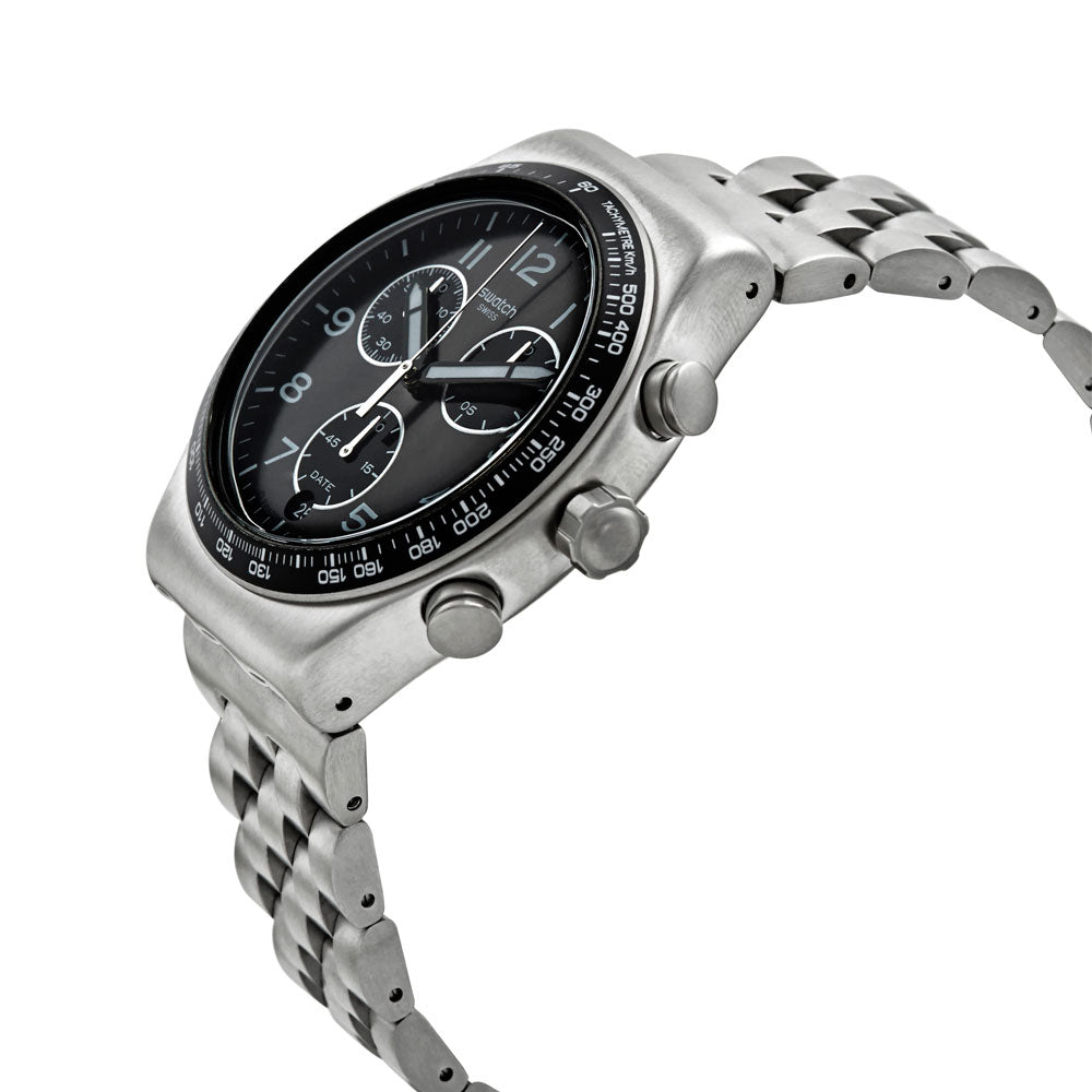 Reloj Swatch YVS465G Deepgray 43mm Chronograph Swiss Made  Dando la Hora
