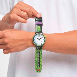 Reloj Swatch x Dragon Ball Z SB01Z401 Cell 47mm - Dando la Hora