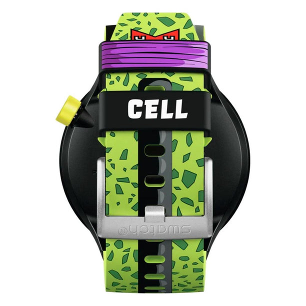 Reloj Swatch x Dragon Ball Z SB01Z401 Cell 47mm - Dando la Hora