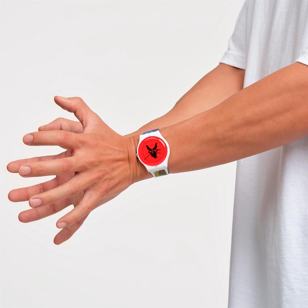 Reloj Swatch x Dragon Ball Z SUOZ348 Vegeta 41mm - Dando la Hora