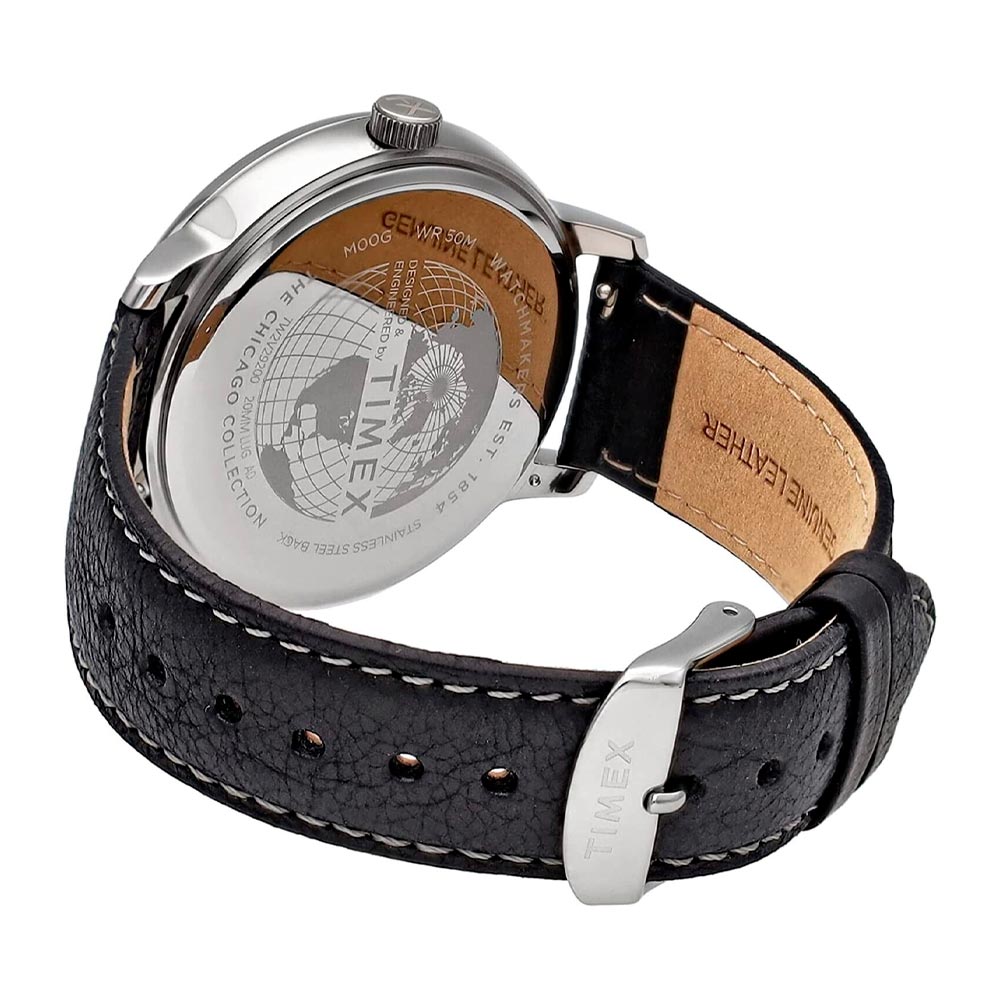 Reloj Timex Chicago TW2V29200 Indiglo Cuero - Dando la Hora