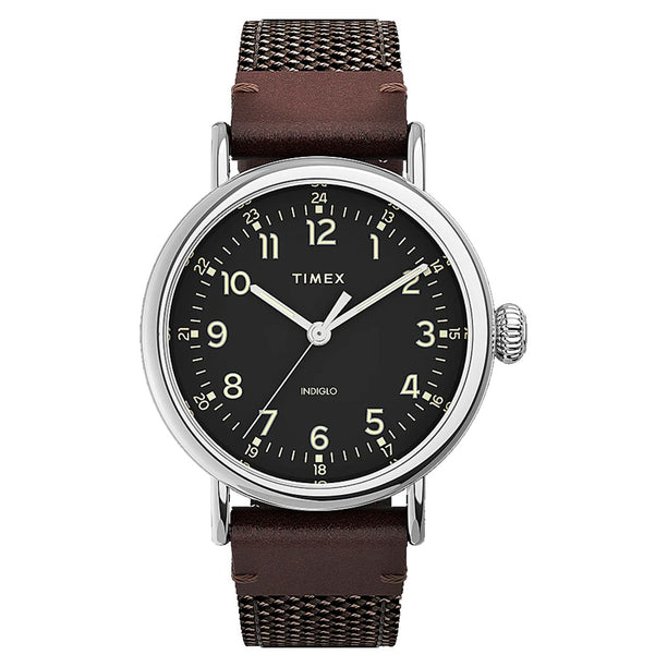 Reloj Timex Standard TW2U89600 Indiglo Cuero - Dando la Hora