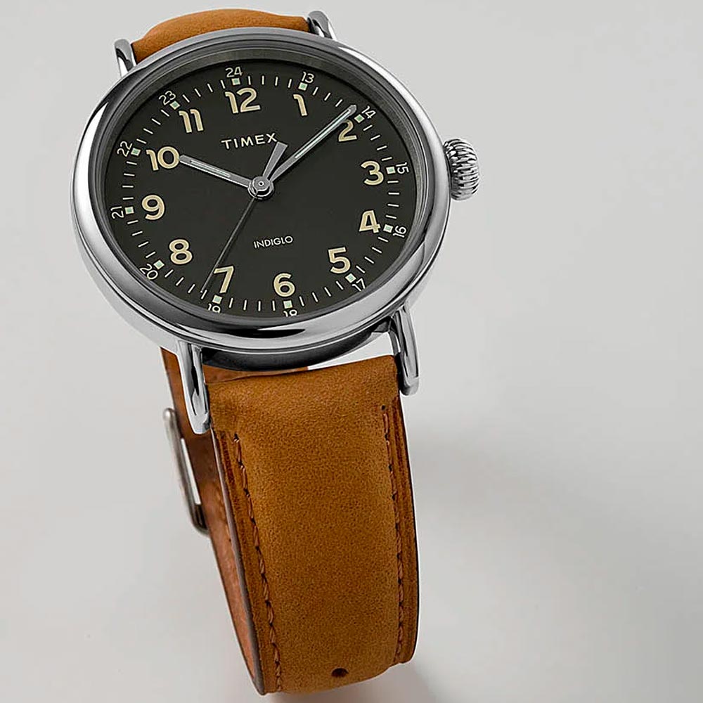 Reloj Timex Standard TW2V27700 Indiglo Cuero - Dando la Hora - Dando La Hora