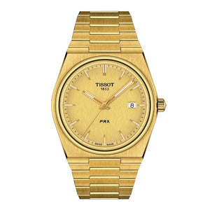 Reloj Tissot PRX T137.410.33.021.00 Quartz 40mm Dorado - Dando la Hora