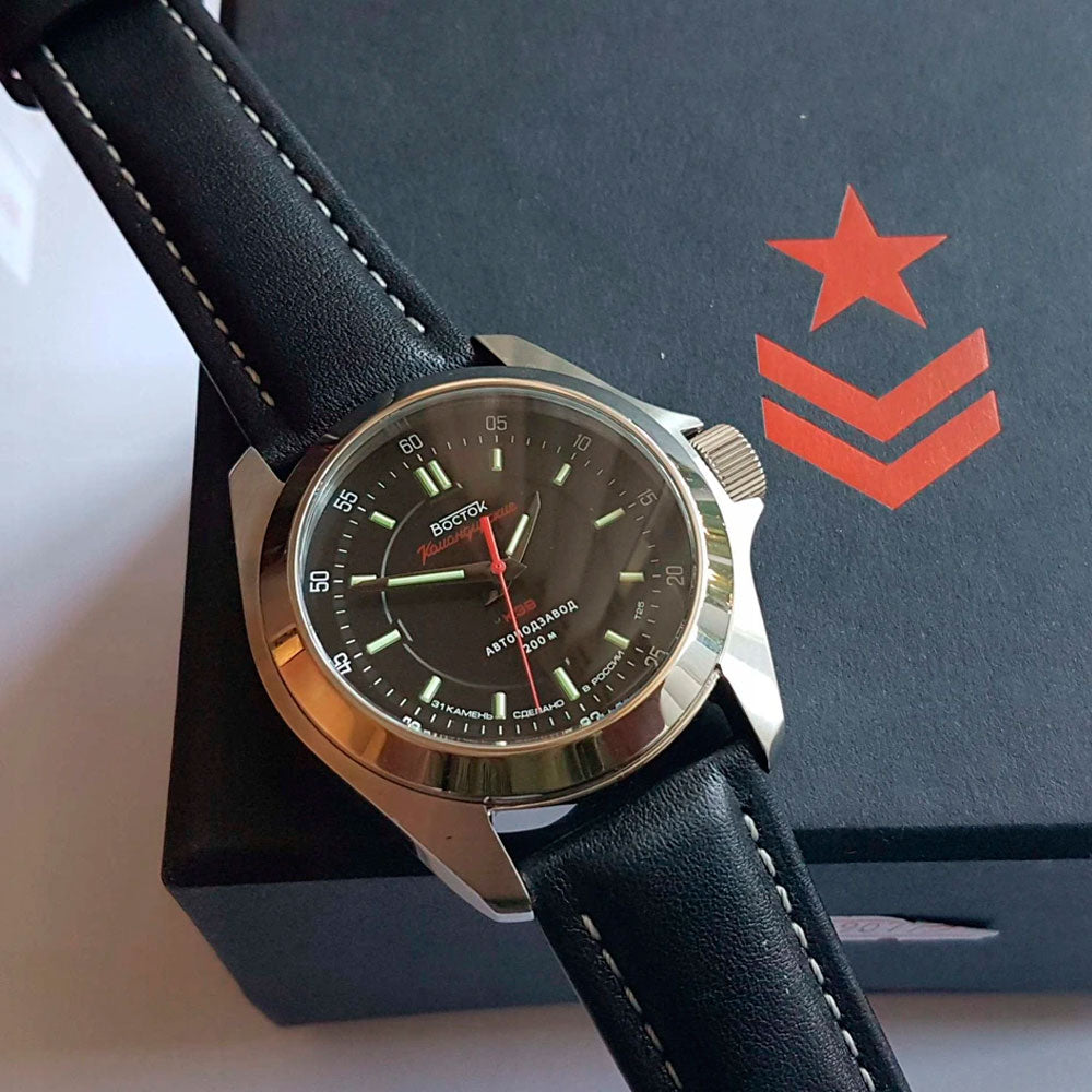 Reloj Vostok Komandirskie 390775 Automático Made in Russia - Dando la Hora