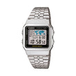 Reloj World Time Casio Vintage A500WA-1DF Plateado