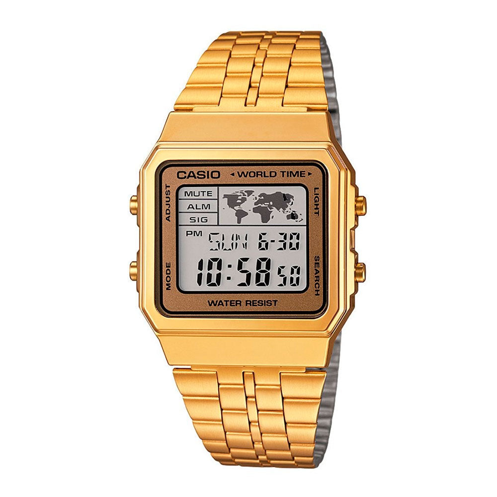 Reloj World Time Casio Vintage A500WGA-9DF Dorado
