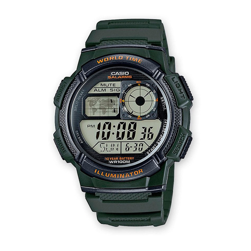 Reloj World Time Casio Vintage AE-1000W-3AVDF - Dando la Hora