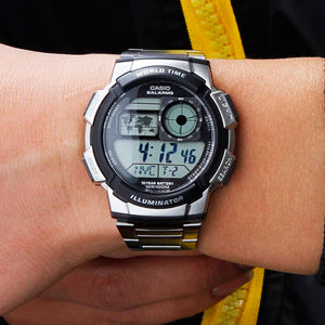 Reloj World Time Royale Casio Vintage AE-1000WD-1AVDF - Dando la Hora
