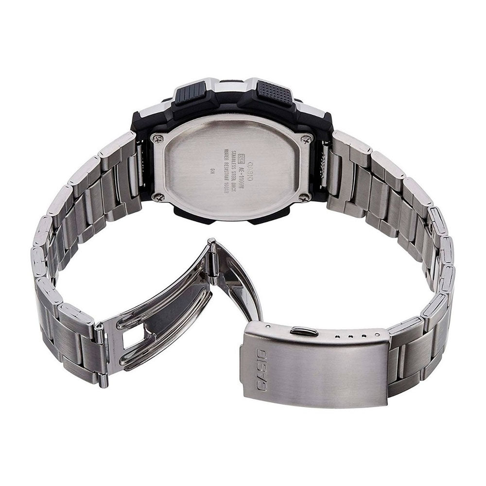 Reloj World Time Royale Casio Vintage AE-1100WD-1AVDF Plateado