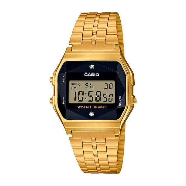 Reloj Vintage Casio Diamond A159WGED-1DF Digital Metálico Dorado