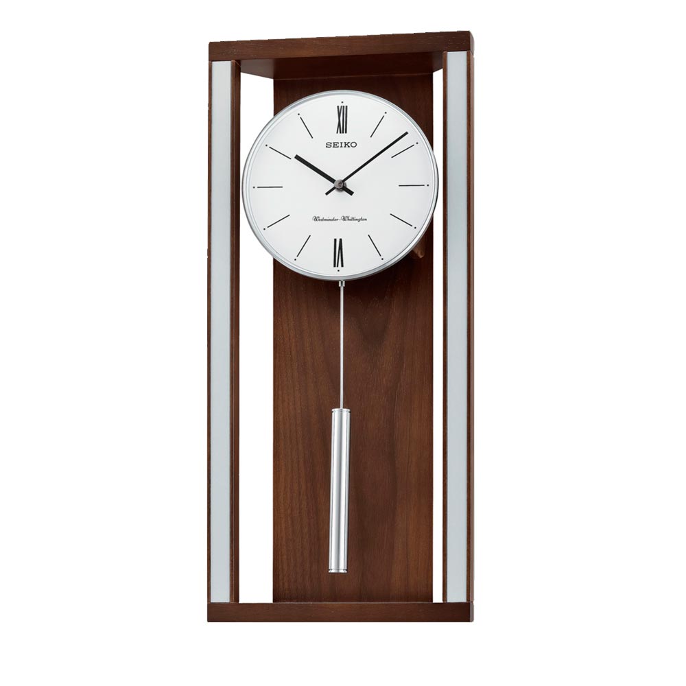 Reloj de Pared Seiko Clocks QXH068BLH con Péndulo - Dando la Hora