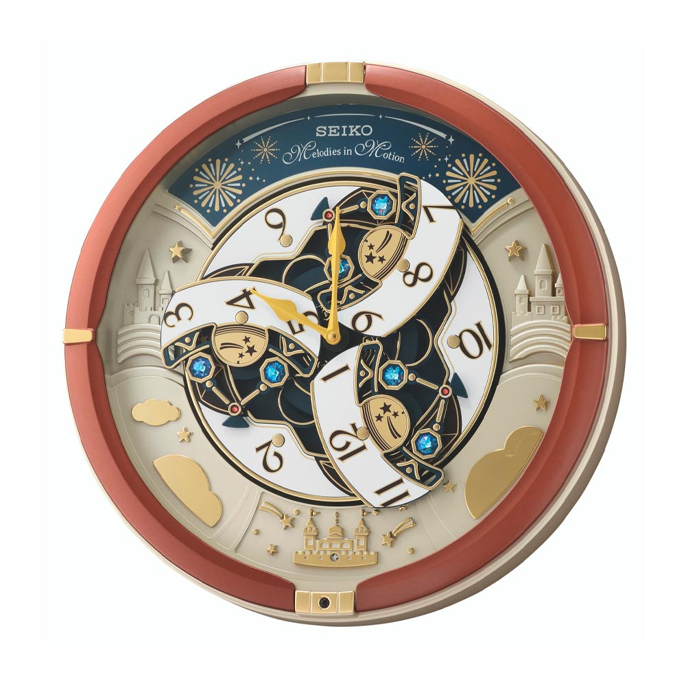 Reloj de Pared Seiko Clocks QXM378BRH Melodies in Motion Dando