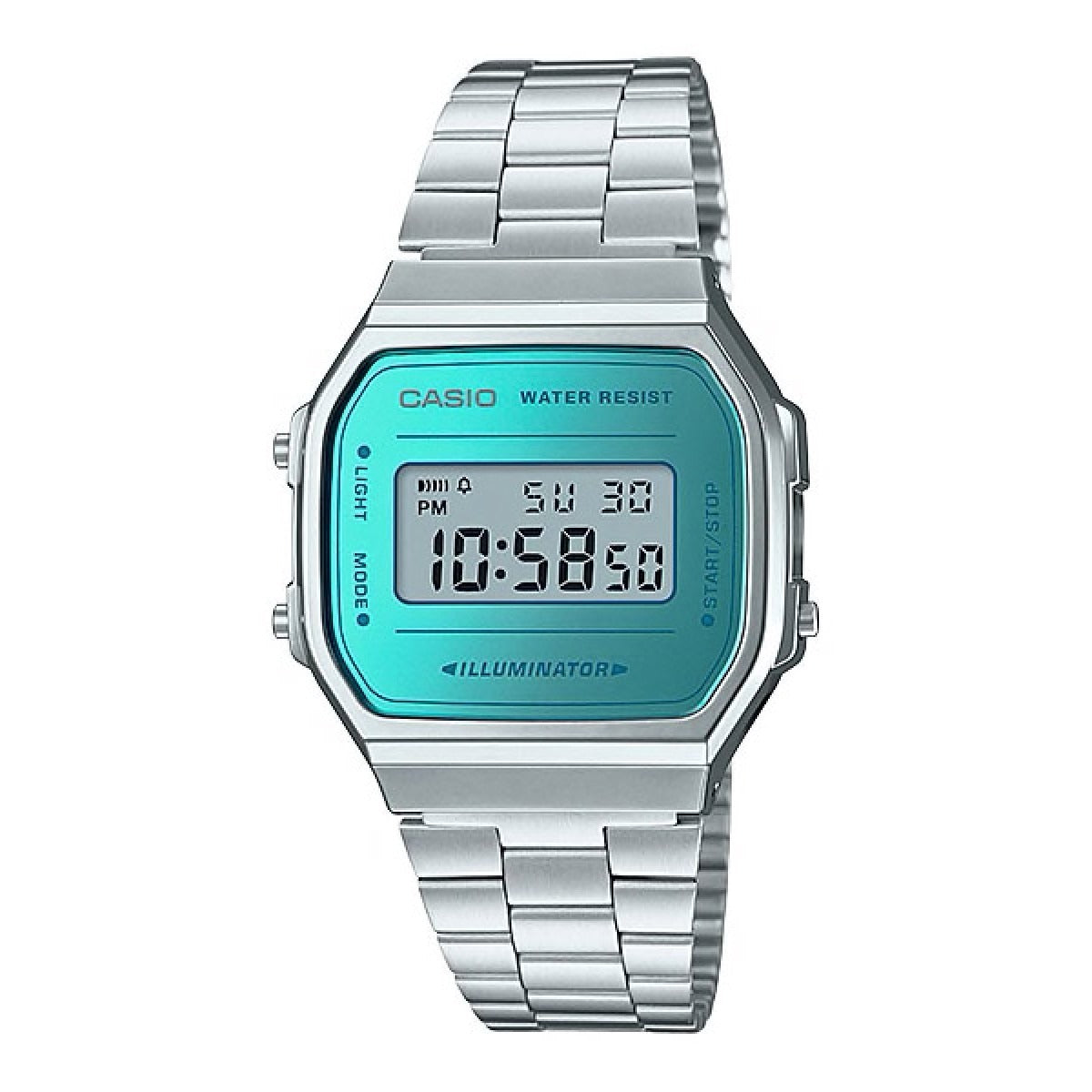 Reloj Vintage Casio A168WEM-2DF Digital Metálico Calipso