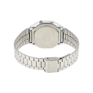 Reloj Vintage Casio A168WEM-7DF Digital Metálico Plateado