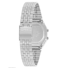 Reloj Vintage Casio LA680WA-7DF Digital Metálico Plateado