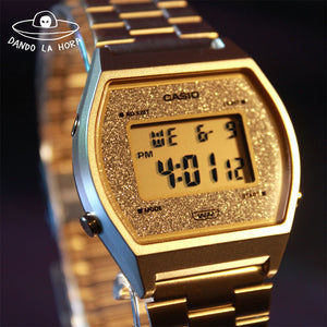 Reloj Casio Vintage B640WGG-9DF Dorado Metálico Glitter