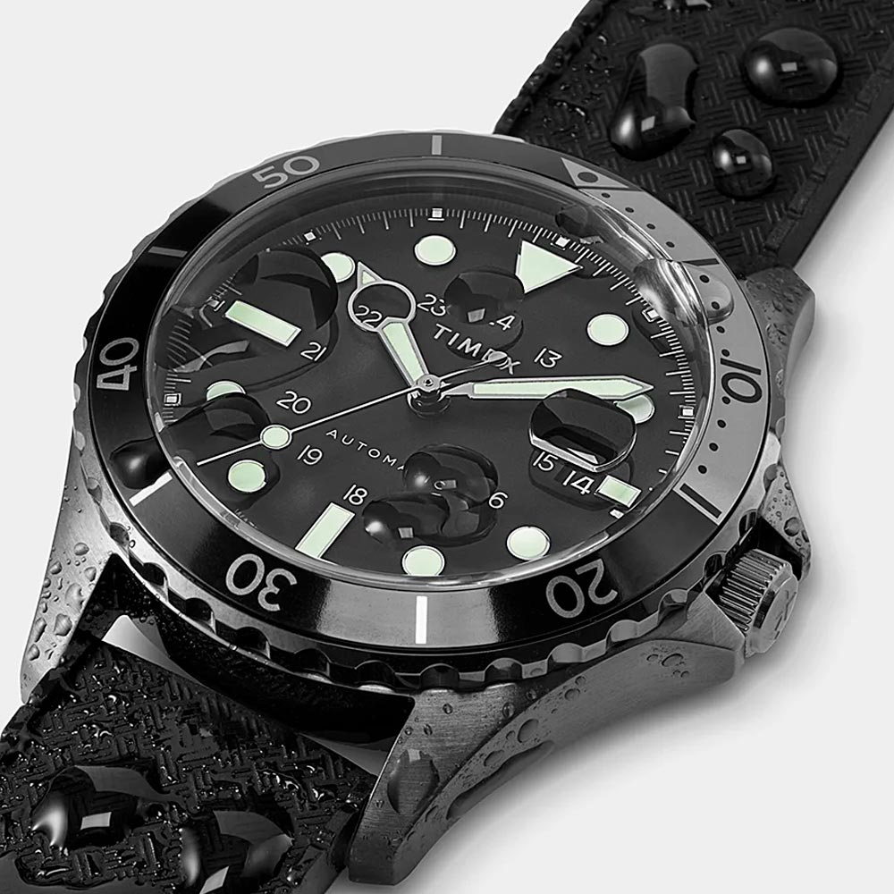 Timex Navi XL TW2U99900 Automatic Synthetic Rubber 41mm - Dando la