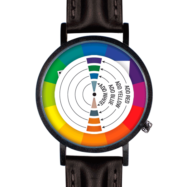 Reloj Análogo Philosophers Guild Círculo Cromático 38mm